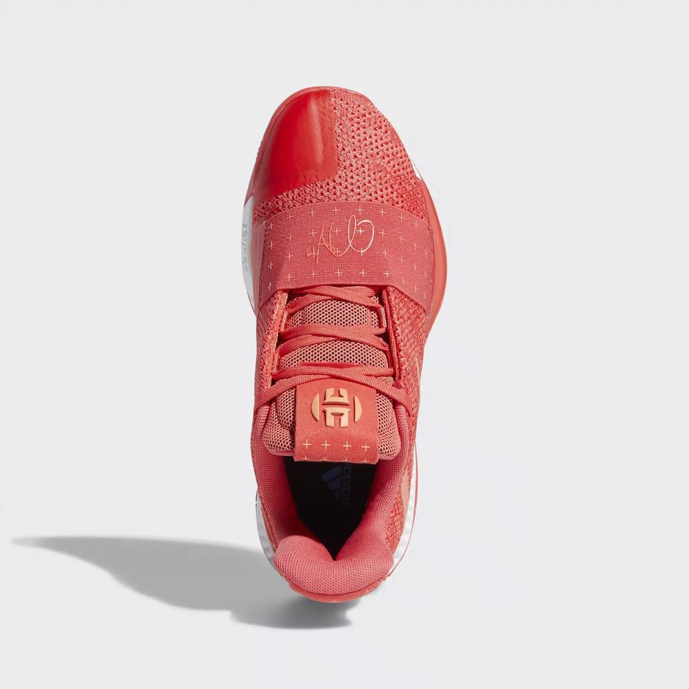 Adidas Harden Vol. 3 Tenis De Basketball Naranjas Para Niña (MX-30451)